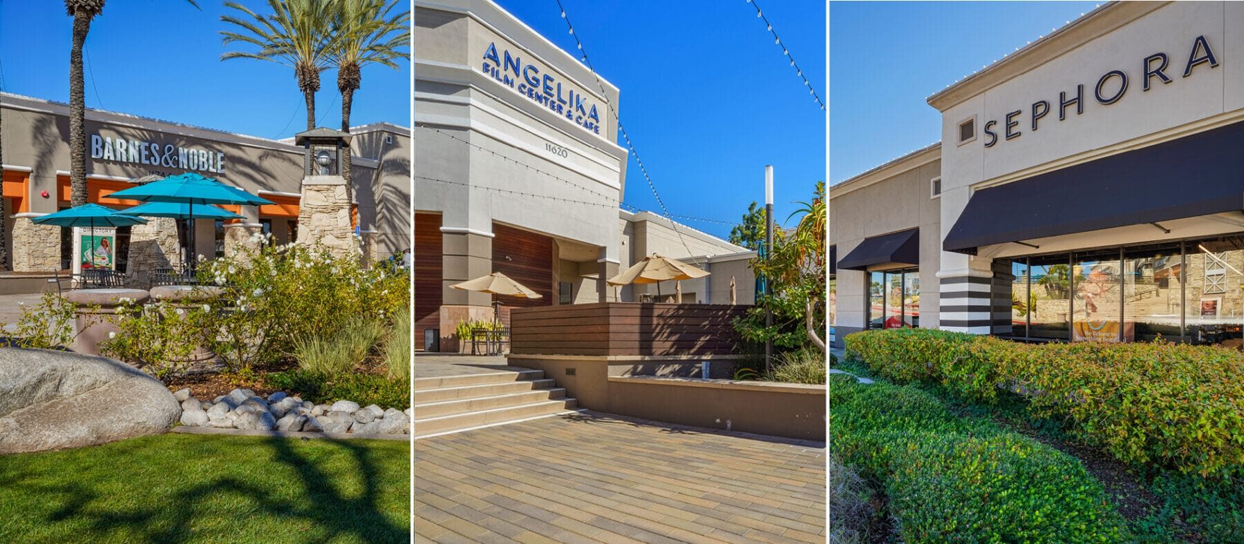 Variety of storefronts