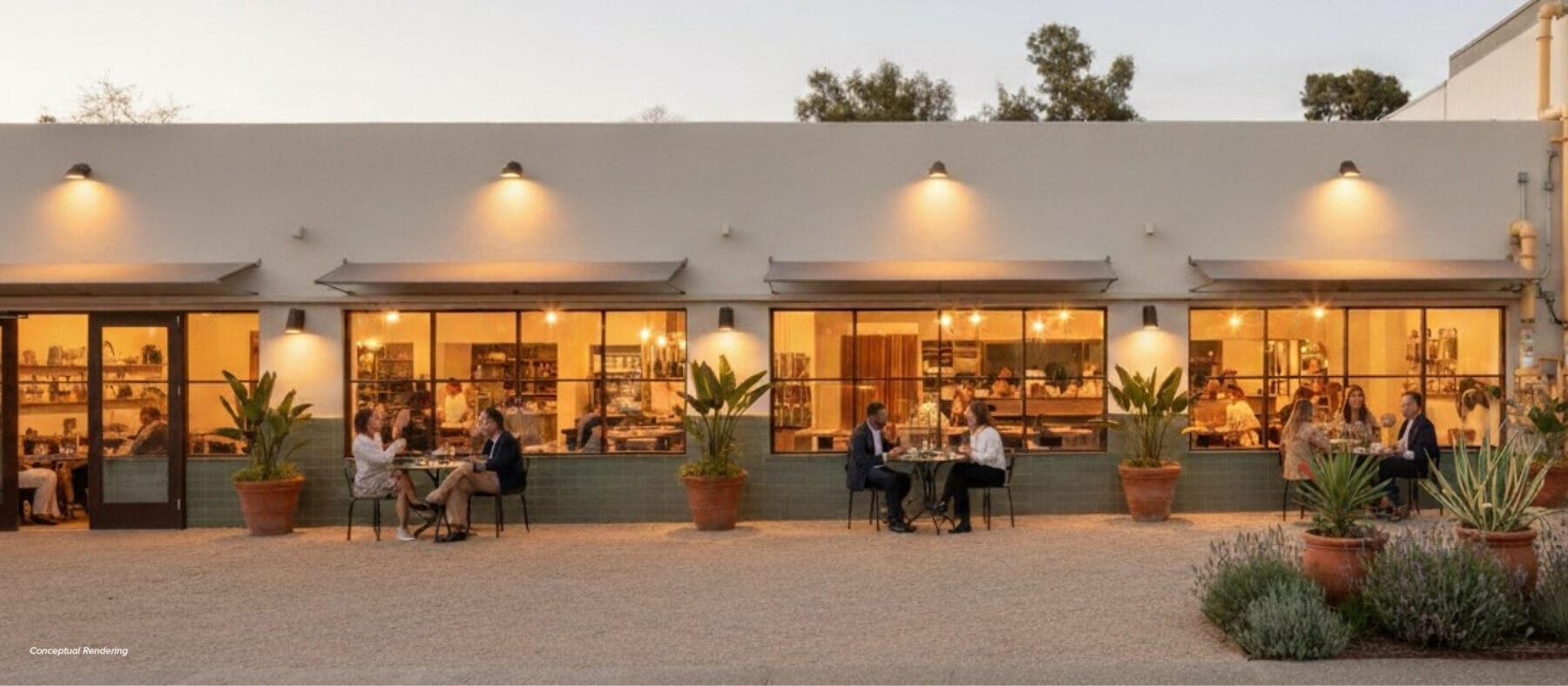 Ai generated rendering of the proposed storefront