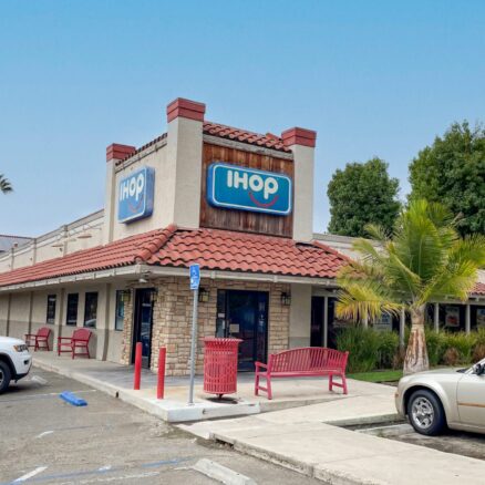 The former IHOP building at 632 Sycamore Ave.