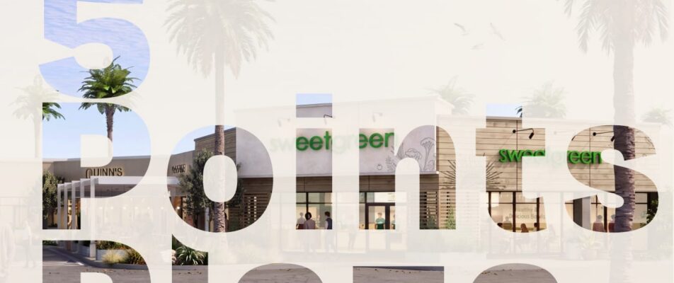 Text that says 5 Points Plaza