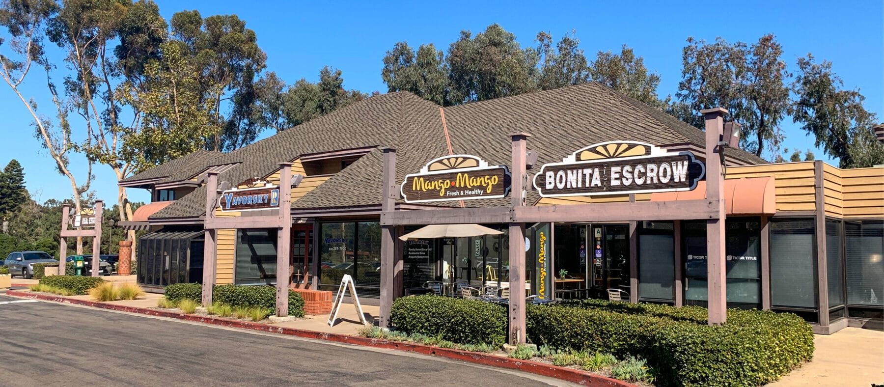Storefronts at 4500 Bonita Rd.